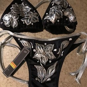 Dinaro Designs Swim - Brazilian Cut Satin Hand Designed 2pc Bikini Dinaro Designs Swim - Brazilian Cut Satin Hand Designed 2pc Bikini
